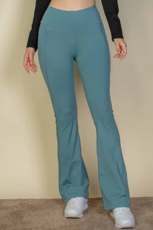 Wide waistband flare leg pants Vintage Women's 1970S 