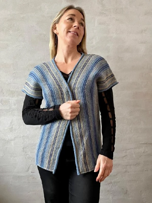 Ypsilon vest by Hanne Falkenberg, (No. 20) knitting pattern Refined Women's Classic 