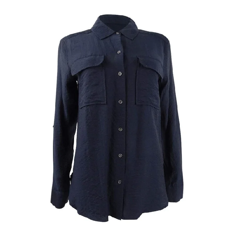 Vince Camuto Women's Utility Shirt Dapper Women's 1920S
