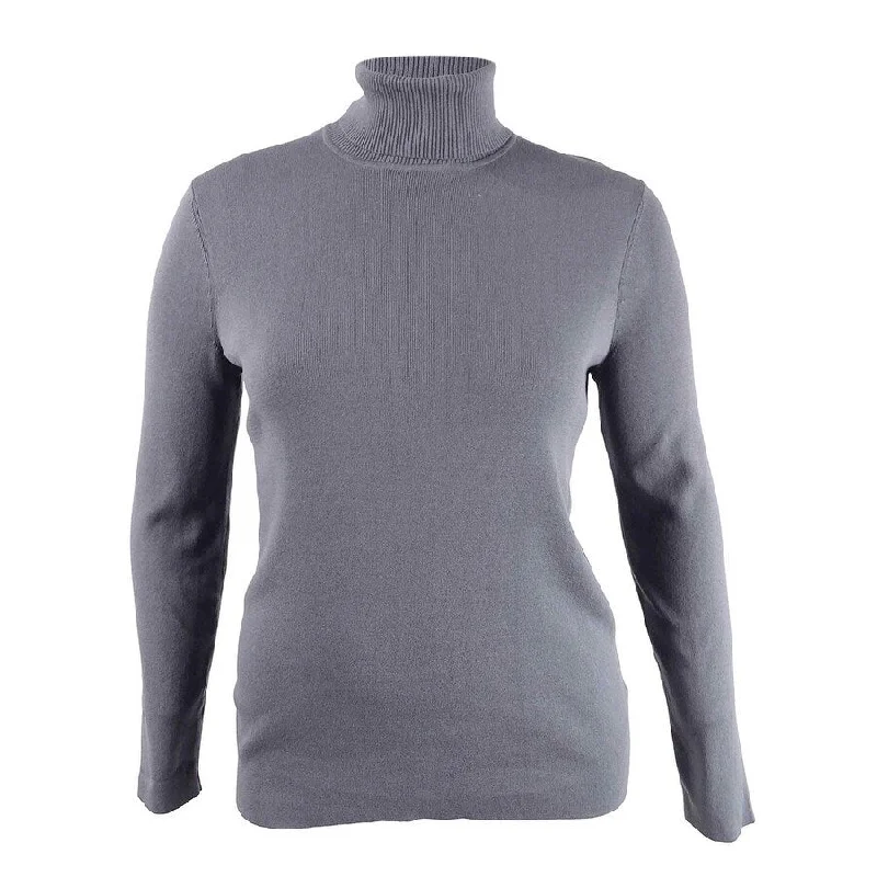 Anne Klein Women's Anne Klein Turtleneck Top Preppy Women's College