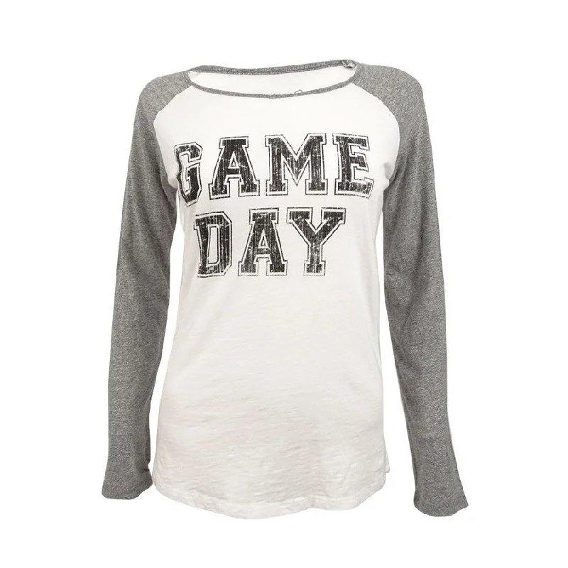 Retro Brand Women's Football 'Game Day' Graphic Top Confident Women's Power