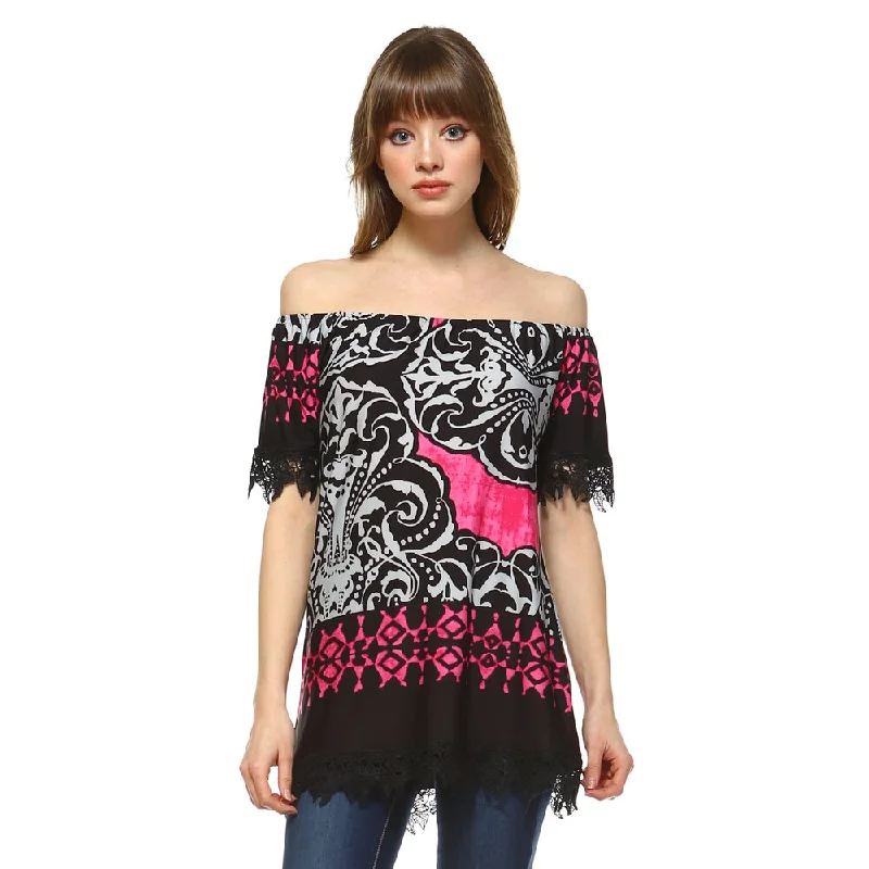 White Mark Women's Rosella Top European