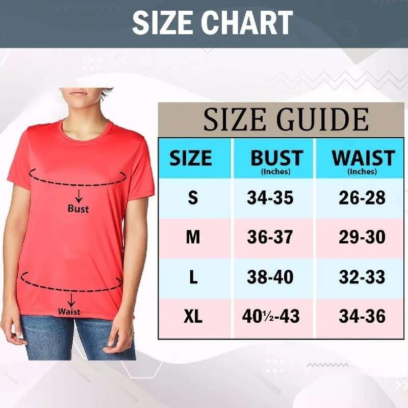 Womens 6Pack CoolDri Short Sleeve TShirts Slim Fit Activewear Tees Women
