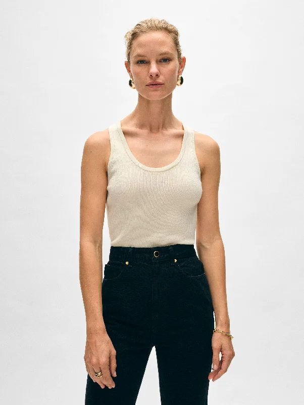 Superfine Merino Ribbed Tank Refined Women's 