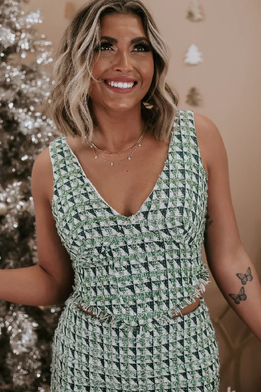 You're A Gem Corset Top, Green Sustainable Organic