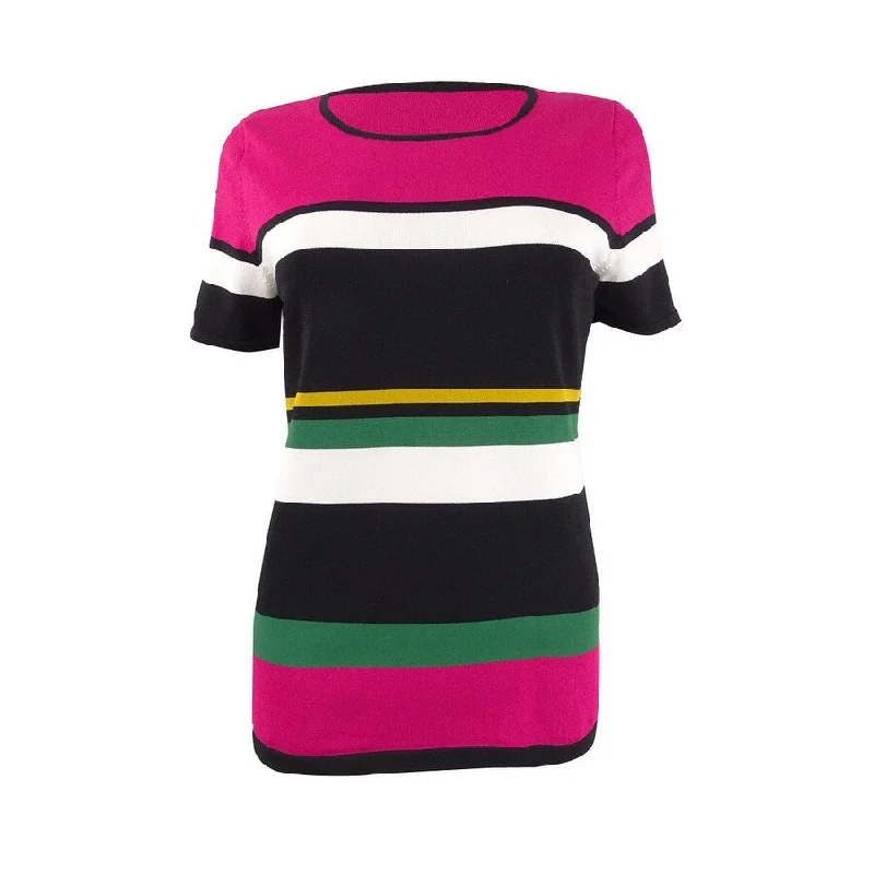 INC International Concepts Women's Striped Sweater Rugged Women's Outdoor 