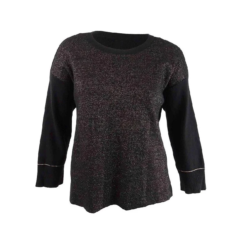 Anne Klein Women's Lurex Shimmer Sweater Monochromatic All - in - one