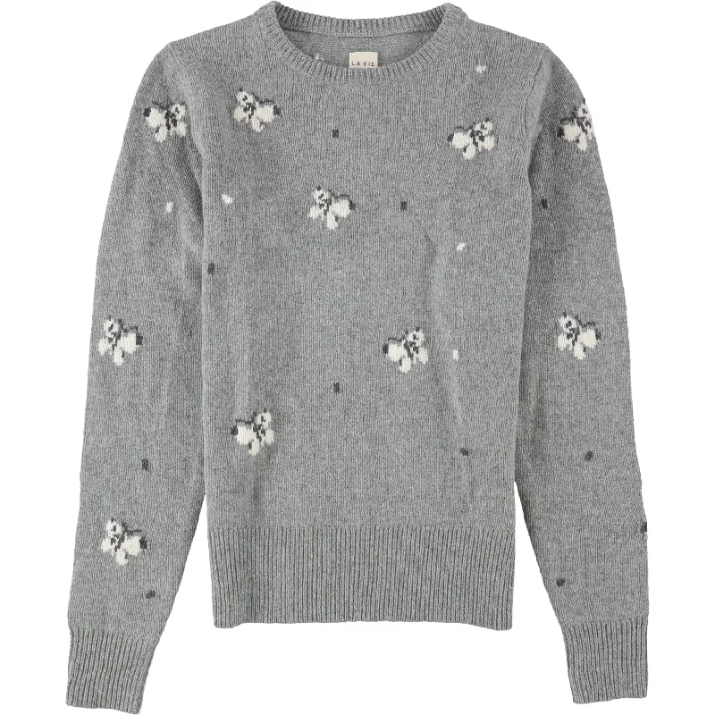 Rebecca Taylor Womens Butterfly Pullover Sweater, Grey, X-Small Traditional Women's Wool Rebecca Taylor Womens Butterfly Pullover Sweater, Grey, X-Small Traditional Women's Wool