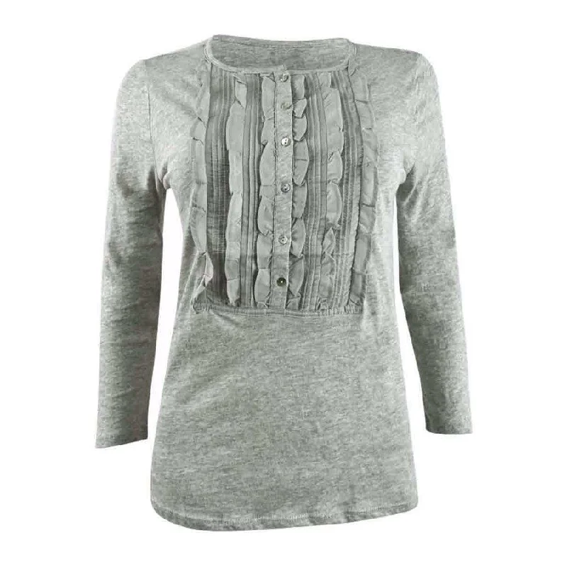 Lucky Brand Women's Ruffled-Bib Top Australian Beach