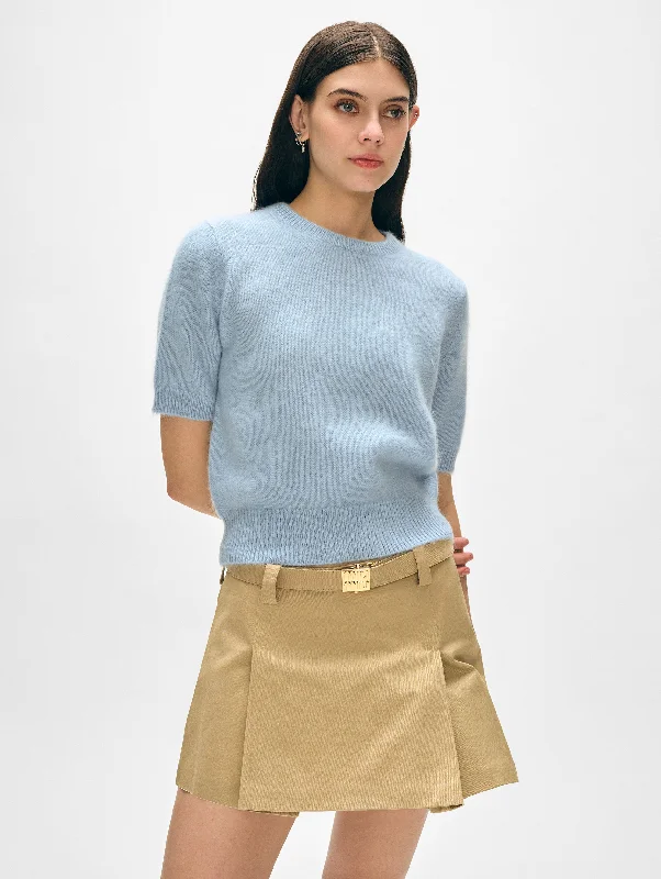 Brushed Cashmere Tee Bold Women's Animal Print