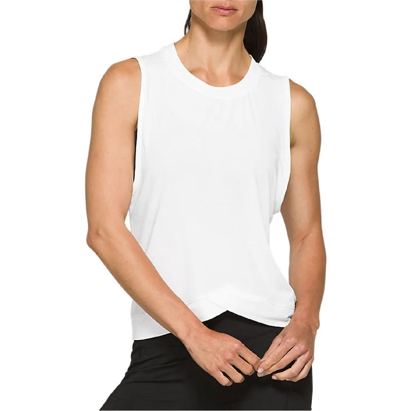 Asics Womens Front Fold Muscle Tank Top Refined Women's Velvet