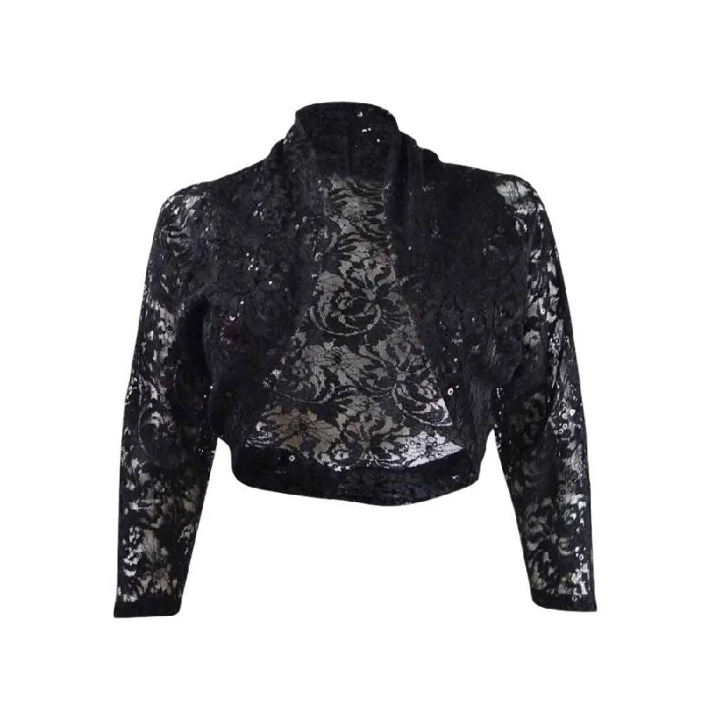 Tahari ASL Women's Lace Cardigan Hip Women's Retro