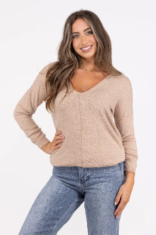 Minutes Pass Women's V-Neck Long Sleeve Top Street