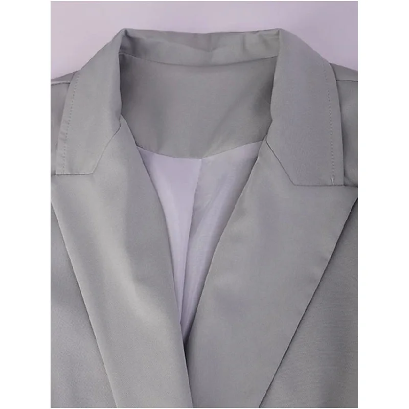 Women's Blazer Solid Color Classic Style Youthful Women's Pop