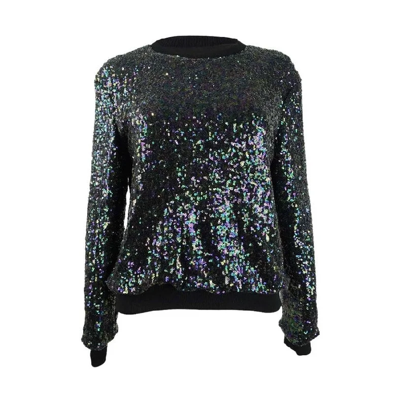 Rachel Zoe Women's Riga Pullover Sleek Women's Metallic