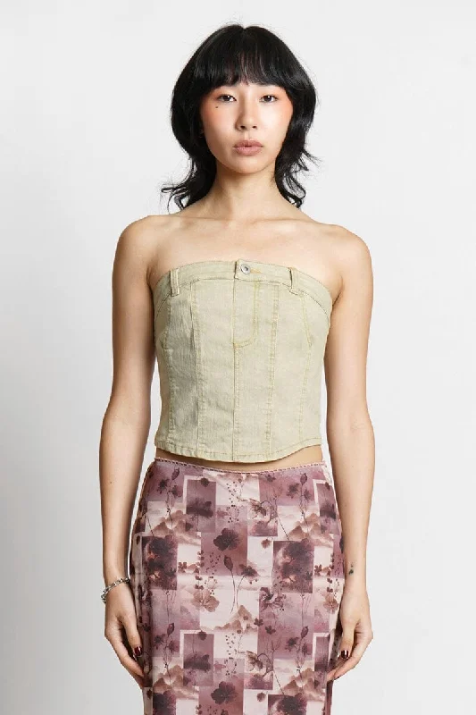 Levee Stretch Denim Corset Hip Women's Urban
