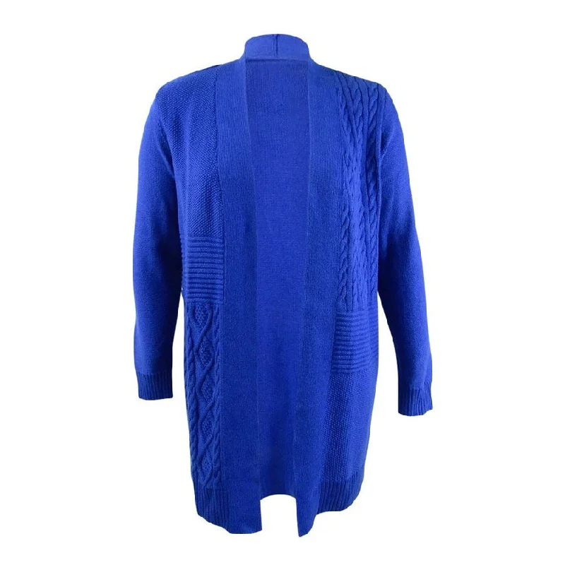 Charter Club Women's Patchwork Cardigan Modern Women's Tech