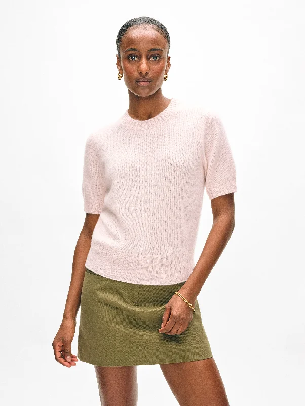 Cashmere T-Shirt Athletic Women's High - 