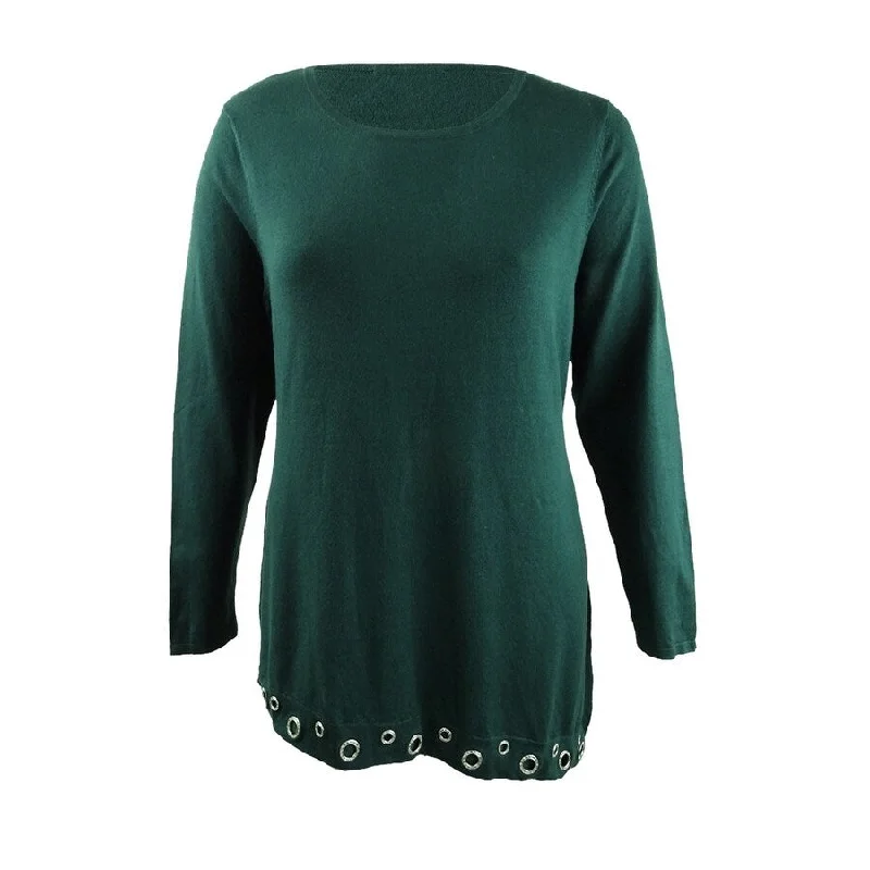 INC International Concepts Women's Grommet-Hem Top Dapper Women's 1920S
