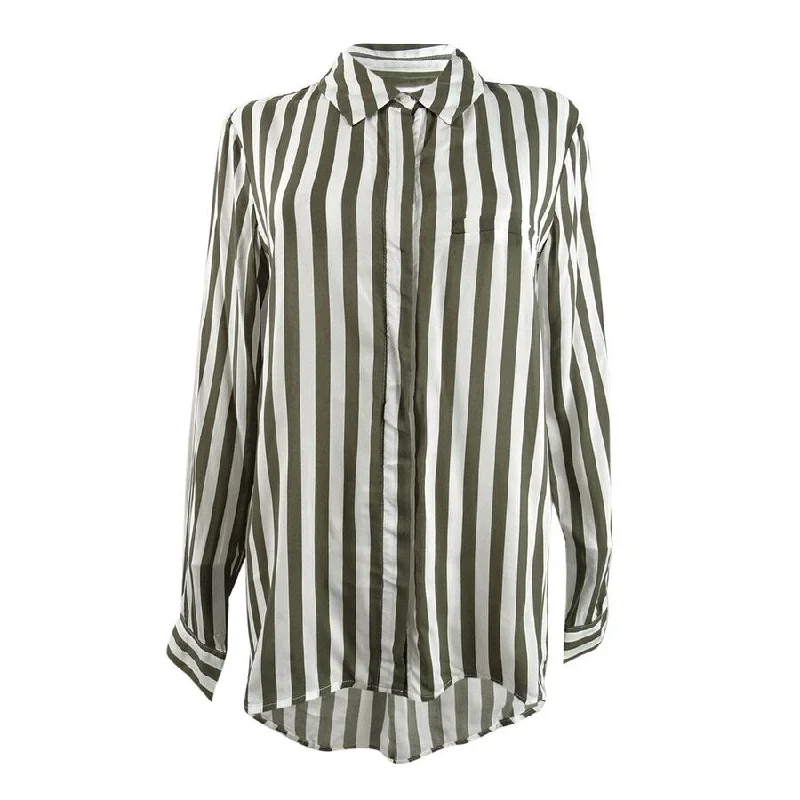 INC International Concepts Women's Button-Down Shirt Preppy Women's College