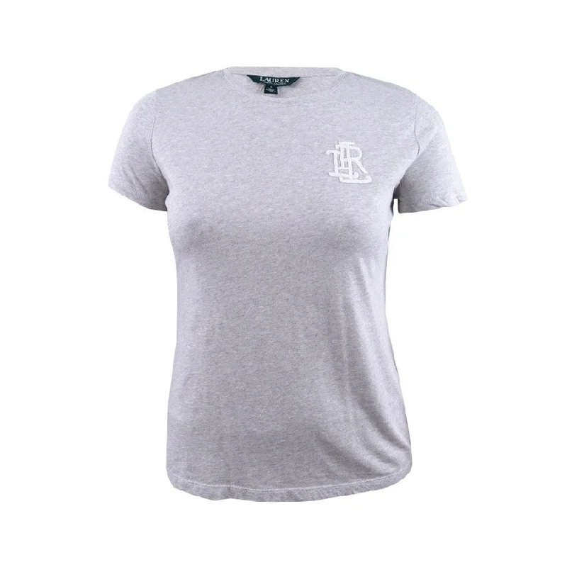Lauren Ralph Lauren Women's Beaded Logo T-Shirt Vacation