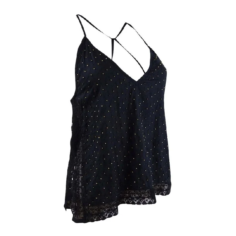 Free People Women's Bright Lights Beaded Camisole Trendy Women's Oversized