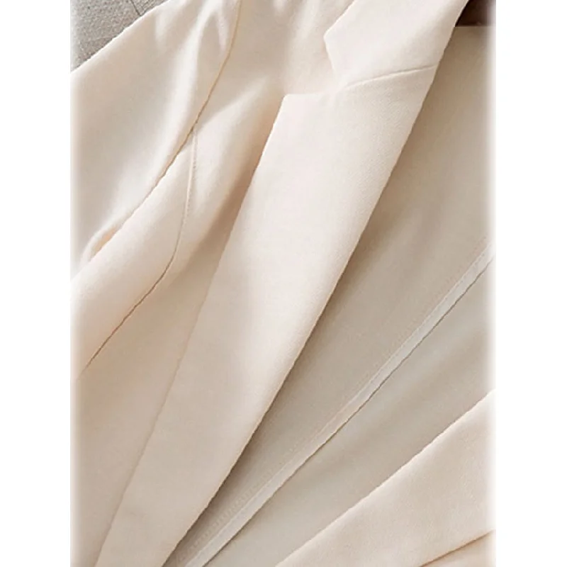 Women's Long Sleeve Pocket Casual Blazer Minimalist Women's Casual