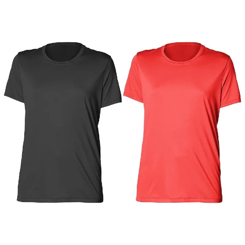 black,red