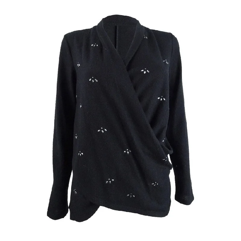 1.State Women's Draped Embellished Top Practical Women's Quick - dry