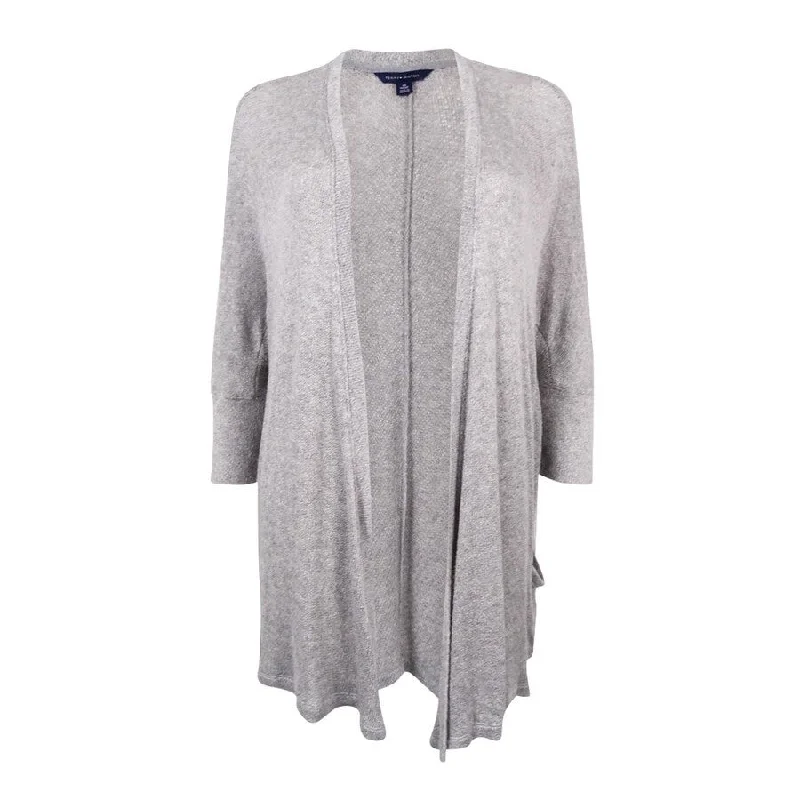 Tommy Hilfiger Women's Holly Draped Open-Front Cardigan Artistic Women's Avant - 