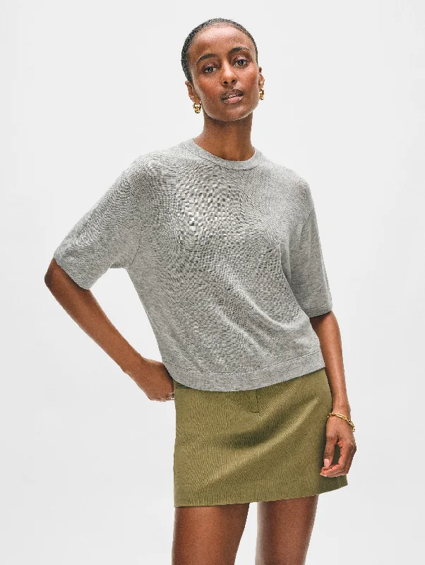 Superfine Cashmere Tee Confident Women's Power