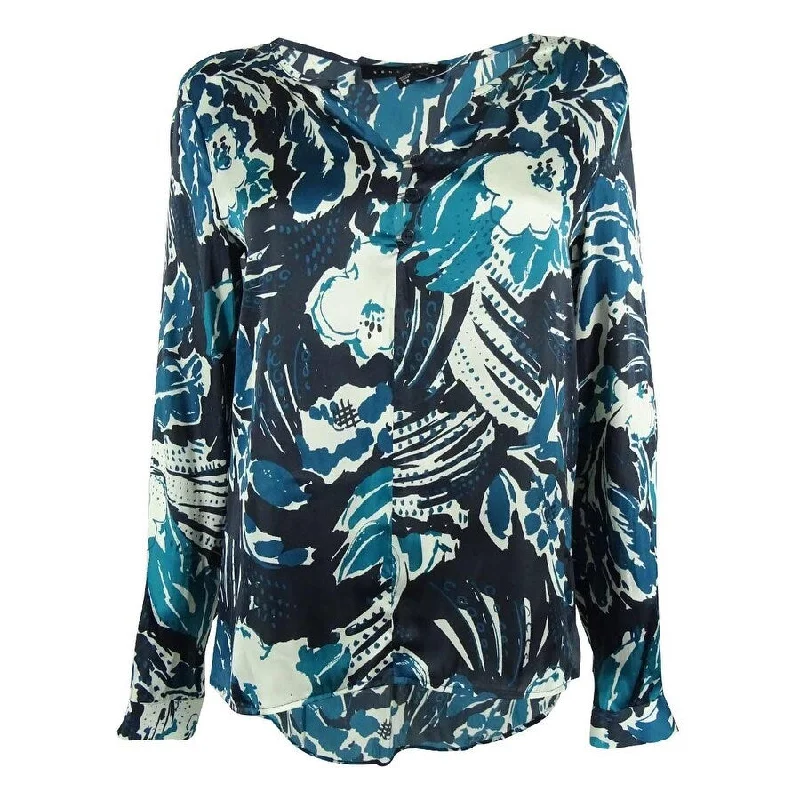 Sanctuary Women's Long Sleeve Floral Print Top Artistic Women's Avant - 
