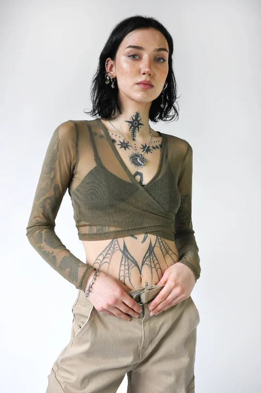 Cross Over Longsleeve Top [Last 1XL-3XL] Athletic Women's High - 