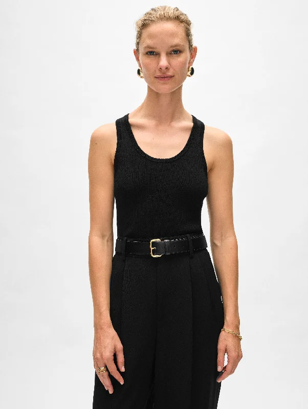 Superfine Merino Ribbed Tank Modern Women's 